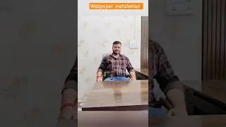 Wallpaper installation ideas 🥰 | Wall decor #shorts #wallpaper #homedecor #modular #youtubeshorts