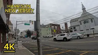 EXPLORING HARRISON NEW JERSEY [4k] USA !!!