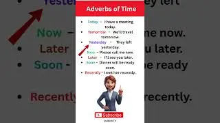 ⏰ Adverbs of Time | English Grammar Lesson for Beginners and ESL Learners