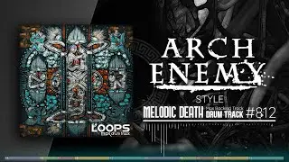 Melodic Death Metal Drum Track / Arch Enemy Style / 145 bpm