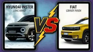 Hyundai INSTER vs Fiat Grande Panda | Which EV Wins? ⚡️