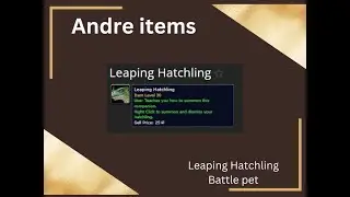En nem farm efter Leaping Hatchling Battlepet WOW Easy Guldfarming