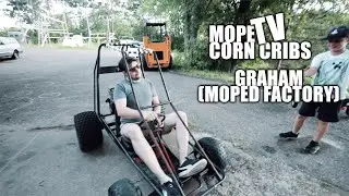Graham (Moped Factory) on Moped TV Corn Cribs - Garage Tour