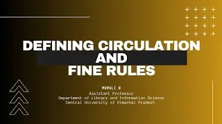 Koha Demo Video 4: Koha Administration| Defining Circulation & Fine Rules