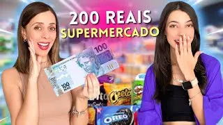 O QUE EU CONSEGUI COMPRAR NO MERCADO COM 200 REAIS 💸