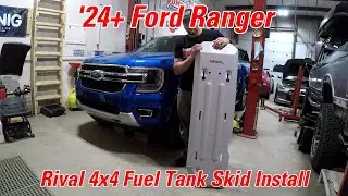 Ford Ranger 6th Gen - Rival 4x4 Fuel Tank Skid Plate Install