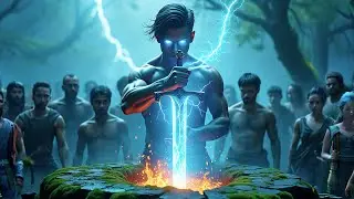 A young man competes with magical heroes for a legendary treasure that grants him immense power.