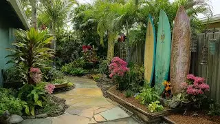 Endless Beauty: a Fragrant Small Vintage Rustic Garden Oasis