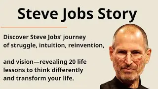 The Steve Jobs story || English Listening Practice || Improve Your English || life lessons