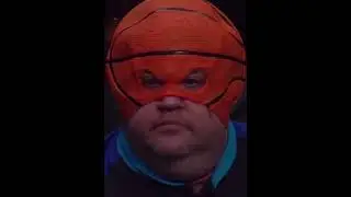 A fan brought a basketball helmet to a game and had the commentators stumbling over their words