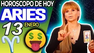 ARIES ♈TE VAS A BA&Ntilde;AR CON DINERO🛁💰OJOOO👀 Hor&oacute;scopo De Hoy 13 De Enero 2026 | Mhoni Vidente