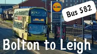 Bus 582 bus Bolton to Leigh | January 2025