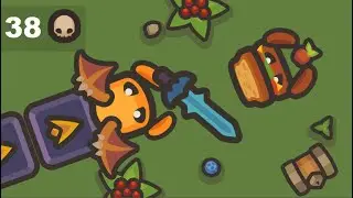 Taming.io - Sapphire Sword Solo Domination - 38 Kills