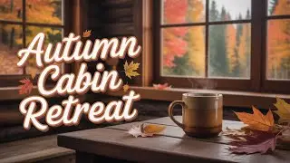 Soft Jazz & Crackling Fire 🕯️ Rainy Autumn Ambience for Reading & Unwinding