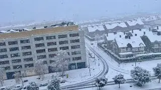 La Primera Nevada de 2026 en Vitoria Gasteiz Espa&ntilde;a en 4K | First Snowfall Vitoria 2026!