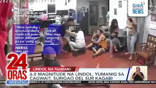 6.0 Mw quake rocks Cagwait, Surigao del Sur | 24 Oras Weekend