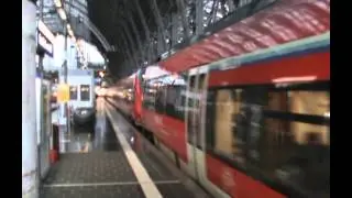 DB Regio Hessen 442 114 verl&auml;sst Frankfurt am Main Hbf