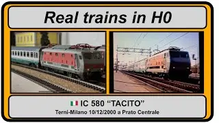 INTERCITY FERROVIE DELLO STATO IC580 TACITO 10/12/2000 A PRATO CENTRALE