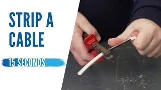How to STRIP A CABLE in 15 seconds