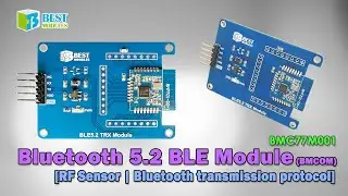 [Wireless module | Bluetooth transmission protocol]Bluetooth 5.2 BLE Module (BMCOM) BMC77M001