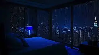 Rainscape Nights 🌧️ Improve Your Sleep with Rain Asmr - Heavy Rain and Thunderstorm Sounds