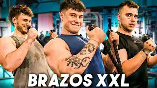 ENTRENANDO BRAZOS CON SANTUTU Y ASAN | IRL GYM