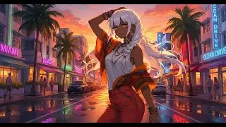 Miami Girl  - AI Concept Art