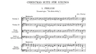 [Score] Alec Rowley - Christmas Suite (1950) for strings