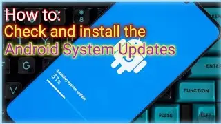 How to check and install the system updates manually for your android based devices?