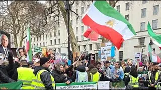 Live Iranian rally london