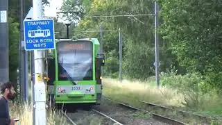 Tram 2532 leaves Arena