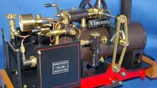 Regner Vincent Live Steam Locomotive in Full Live Steam