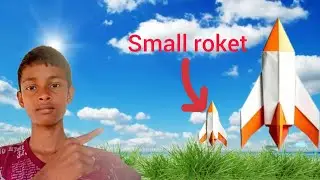 මම ලෝකේ පොඩිම paper rocket එක හැදුවා (I make a small paper roket in the world 🌍)🚀🚀🚀🚀🚀🚀🚀🚀