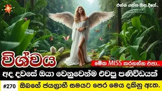 ඔබ ඔබේ ජයග්‍රාහී සමයට ඇතුළු වීමට පෙර ඔබ මෙය අනිවාර්යෙන් දකිනු ඇත. Your today's divine message