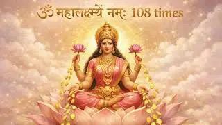 Om Mahalakshmyai Namah 108 Times | Lakshmi Mantra for Wealth & Prosperity | Daily Lakshmi Puja