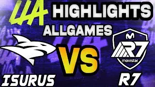 RAINBOW7 VS ISURUS GAMES HIGHLIGHTS - LEAGUE OF LEGENDS - LLA JORNADA 6 2023