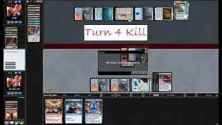 Turn 4 kill with Murktide Combo (Duskmourn Modern)