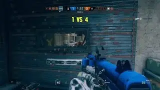 Rainbow six siege 1v4 Gamepaly