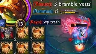 In season 11 thornmails stack so I bought 6 and let people one shot themselves on me