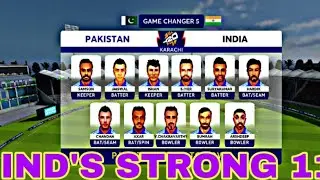 2  IND VS PAK T20I GAMEPLAY 🔥 | GAMECHANGER 5 💪 #gaming #shortsfeed #cricket #shortslive #indvspak