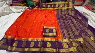 Unbelivable Challenging Price👌chickpet Bangalore wholesale Banarasi crepe georgatte chiffon sarees
