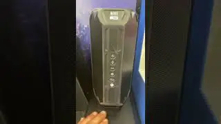 Altec Lansing HydraShock Portable Speaker Wireless Charger for Phone,Stereo Speaker w/LED Lights