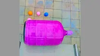 🎈Breaking Glass Bottles and Balloon Drops! Crushing Crunchy & Soft Things!🔥