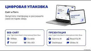ЦИФРОВАЯ УПАКОВКА. Сайт и Питч. Запустите платформу и расскажите свою историю миру.