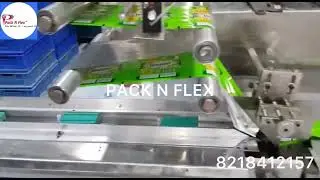 Flowarp Pouch Packaging Machine ( Soap, Biscuits, Cookies & bar type material ).