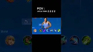 CHOOX LAYLA TANK BUILD #mlbb #trending #viral #memes #shorts #layla