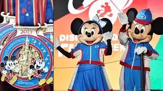 Disneyland Paris Half Marathon 2019 Race Overview with Characters and Park Views - Semi-Marathon 21K