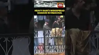 Heavy Rain's Widespread Damage In Himachal #rainfall #himachalpradesh #heavyrains #flood