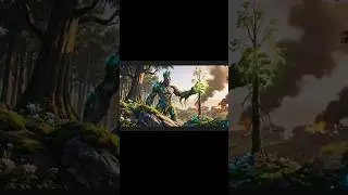 Epic fusion showdown:  The Forest Spirit (Groot + Wolverine + Princess Mononoke)