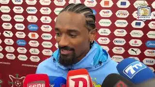LES JOUEURS CONGOLAIS SATISFAITS DU NUL (1-1) CONTRE LE SENEGAL
